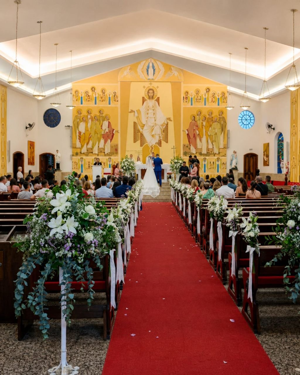 Cerimônia Romântica — decoração floral para casamento em São Paulo