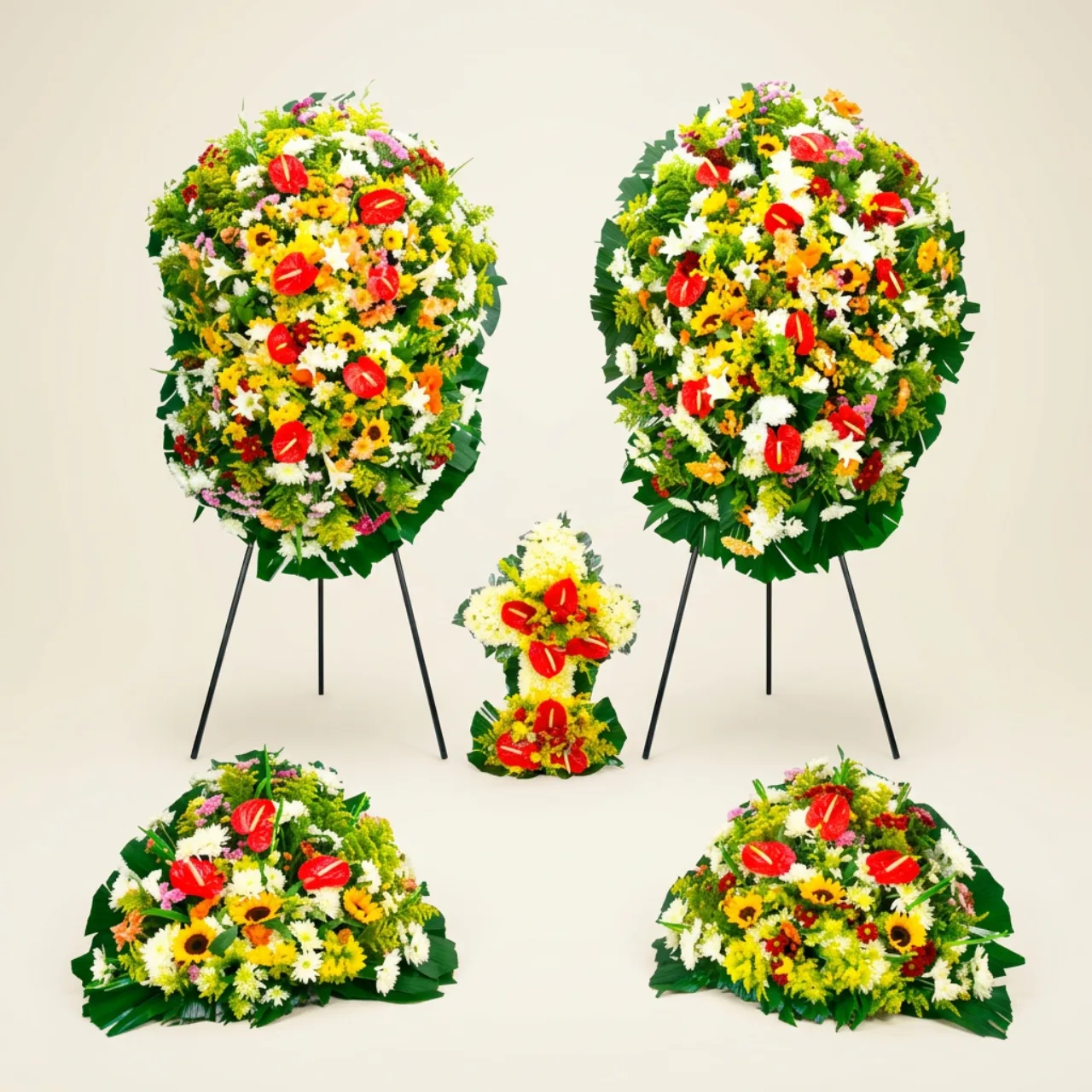 Conjunto De Coroa De Flores Diamante — conjuntos da Flores do Alê em São Paulo