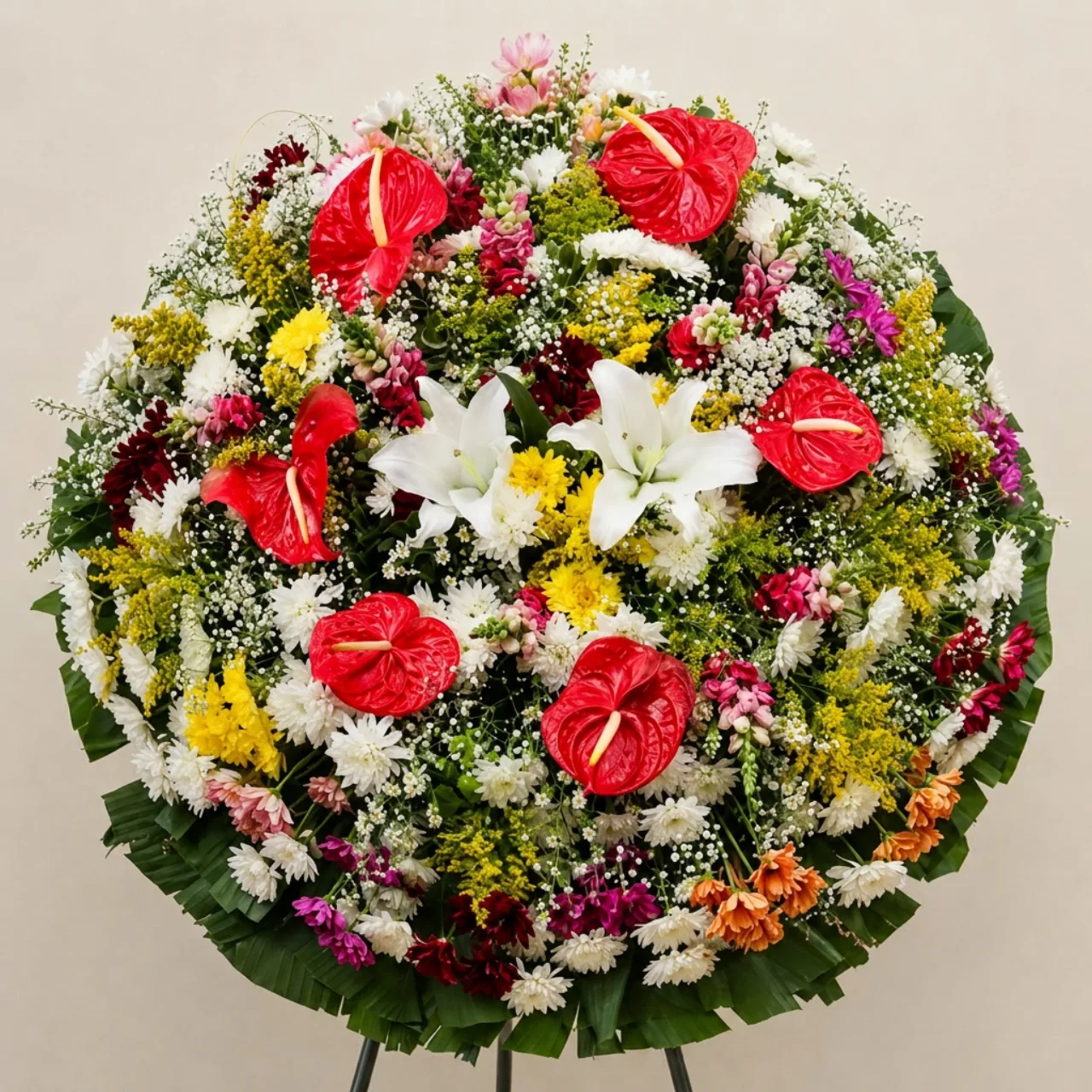 Coroa Tradicional Colorida — tradicional da Flores do Alê em São Paulo