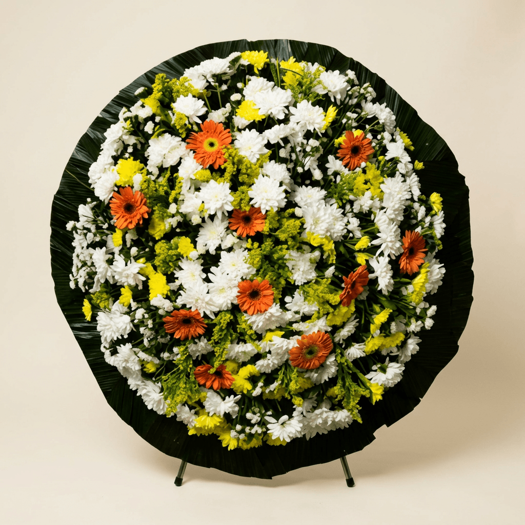Coroa de Flores para velório Tradicional D