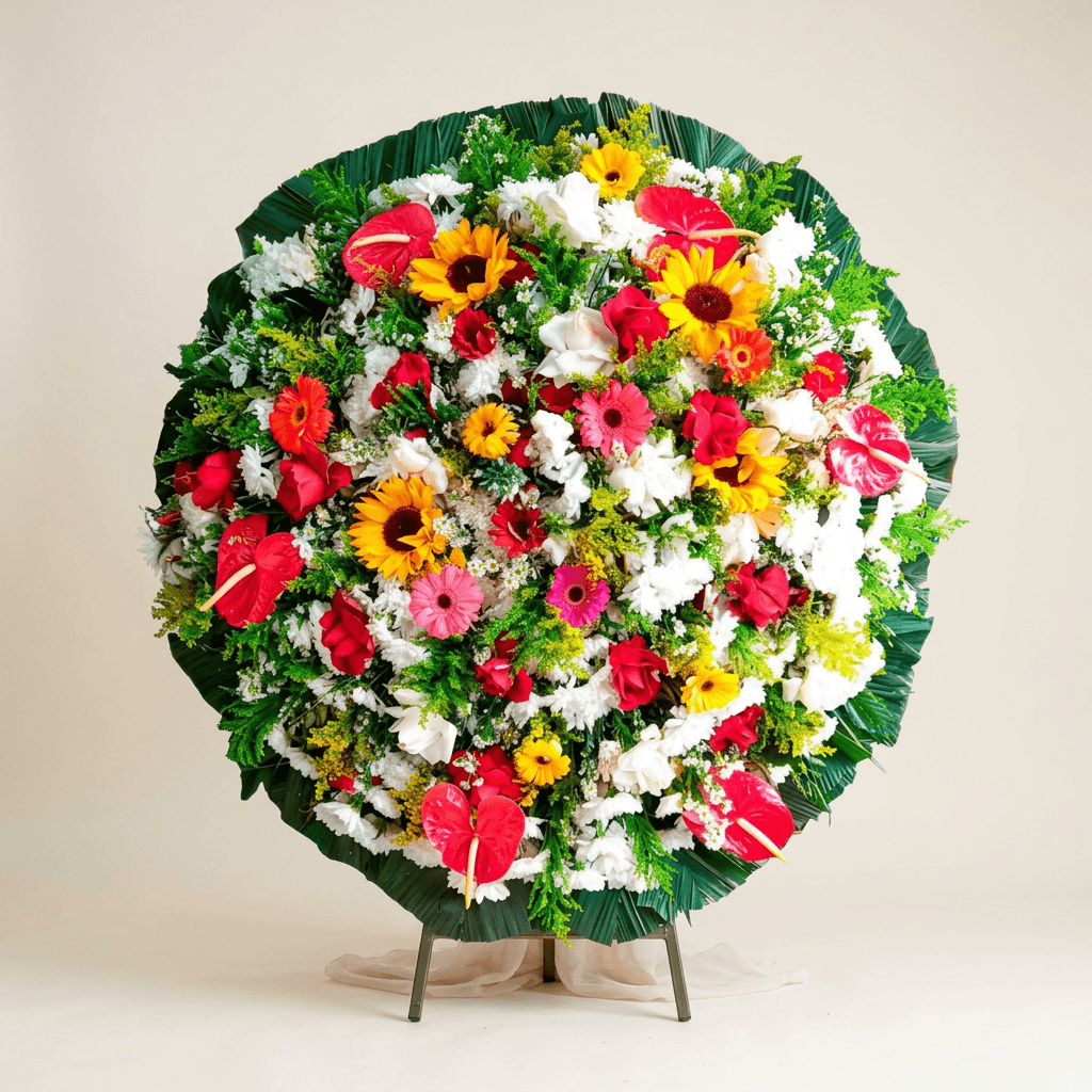 Coroa De Flores Ouro G